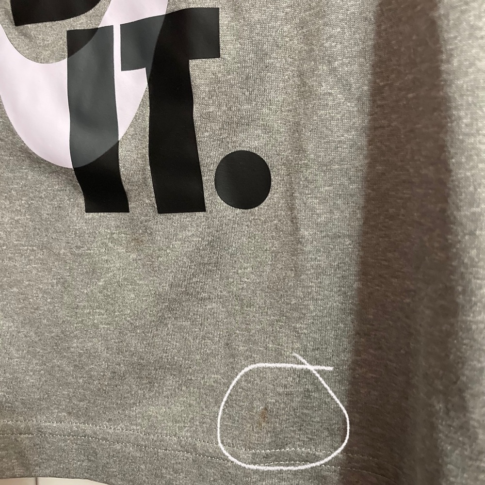 Nike Kids Charcoal Gray 'Just Do It' Tee - Picture 4 of 4